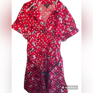 Cool Rockabilly dress with belt size 18